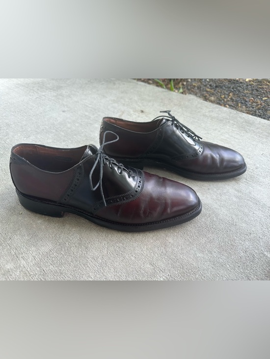 Allen Edmonds Polo Oxford Shoes 9.5B Oxblood /Black Dress Shoes Made in The USA main image 6